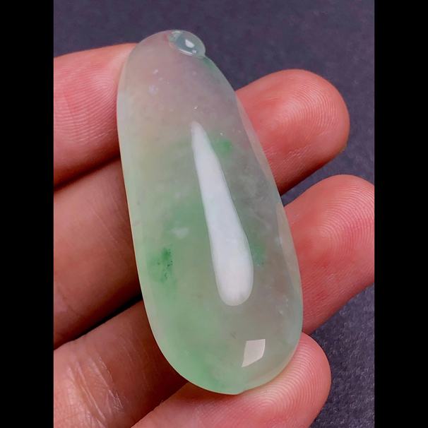 精品厚裝翡翠福瓜， 50.5-19.5-10.5mm，18.38g， 小五價