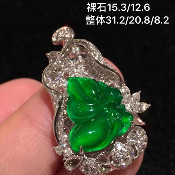 蝴蝶仙子翡翠吊墜，冰透起剛[強(qiáng)] 這個(gè)珠寶感滿滿的