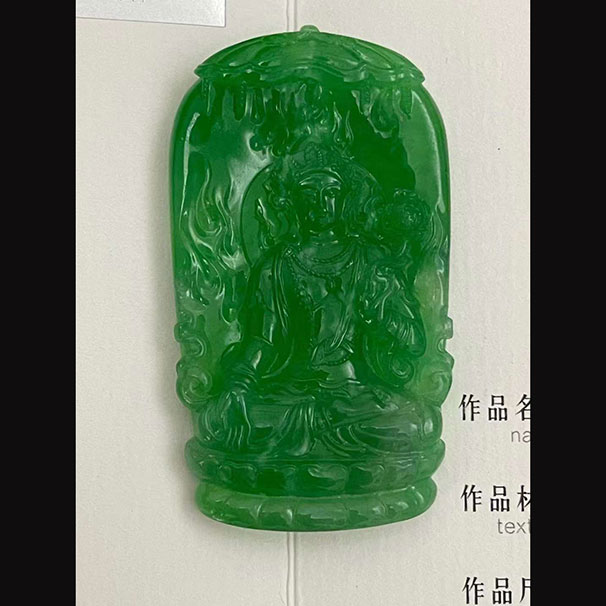翡翠喜歡滿綠大師工的來 收藏➕➕➕級別！可遇不可求！