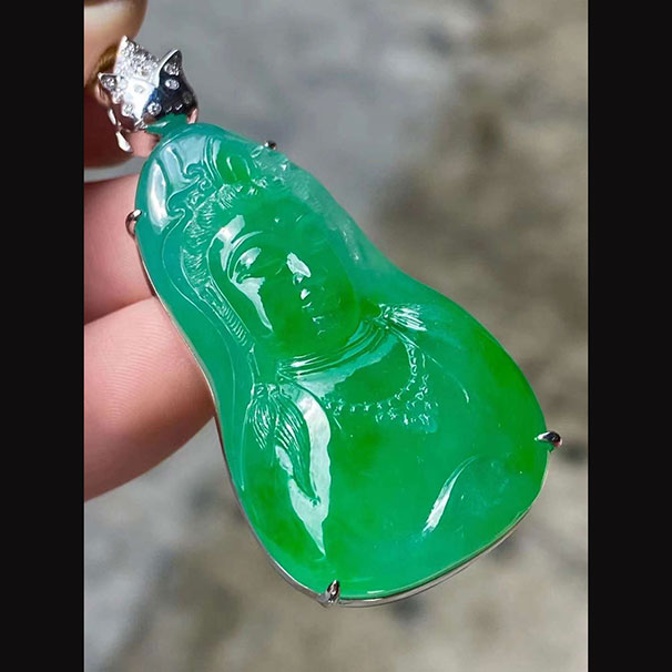 翡翠觀音，推薦 高性價比 小六價