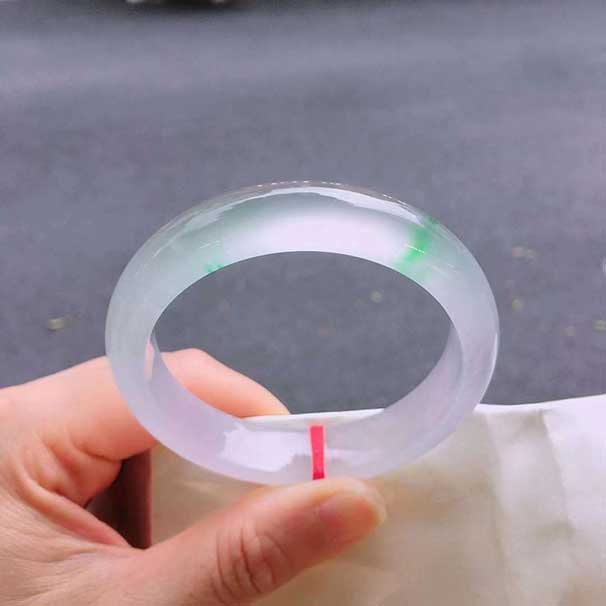 翡翠 高冰剛?cè)?完美，起瑩 56-13-8.5 喜詢~