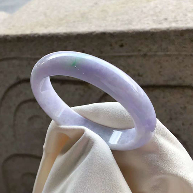 紫羅蘭正圈翡翠手鐲
