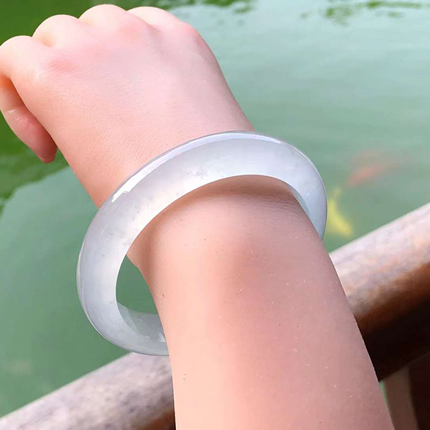 起光高冰種正圈翡翠手鐲