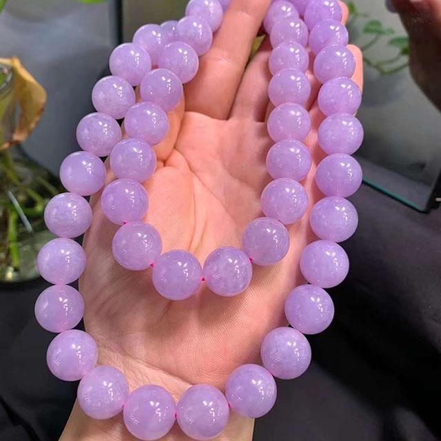 紫羅蘭翡翠珠鏈